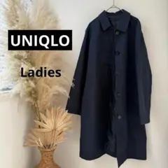 【UNIQLOユニクロ】ブロックテックステンカラーコート*トレンチ*防風撥水加工