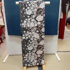 正絹袋帯 605 黒地
