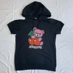 hysteric glamour fuck bear キャラ 半袖 パーカー