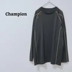チャンピオン　カットソー　アンダーシャツ　ストレッチ　インナー　薄手　長袖