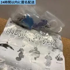 雨の海に浮かぶ　めじるしアクセサリー　ガチャ 2つセット