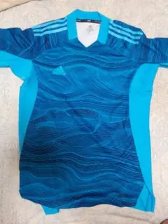 adidas 波模様 シャツXL