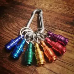 新商品! レインボー ビットホルダー 7個セット ソケットホルダー カラフル