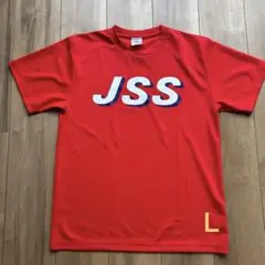 JSSロゴ Tシャツ赤　Lサイズ
