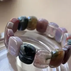 天然石 瑪瑙 バングル 内径17cm