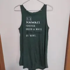 希少　美品　ハワイ大学　ヴィンテージ　タンクトップ　ユニフォーム　M〜L相当 希少 美品 ハワイ大学 ヴィンテージ タンクトップ ユニフォーム
