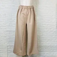Ai Mi Li　パンツ　バギーパンツ　ベージュ　Lサイズ　ウエストゴム　紐あり