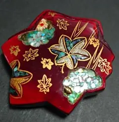 芝山細工　帯留　アンティーク　彩色◯牙　天然素材　和装小物　螺鈿 m69180078893_1.jpg?1696837436