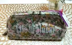 ★新品　フェリシモ　リバティ　水ぬれが気にならない　ワイヤーポーチ　半額以下
