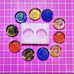 無害シリコンモールド　　おはじき型