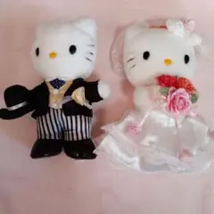 キティ&ダニエル♡ウエディングドール 楽天市場】ハローキティウェディングぬいぐるみブライダル