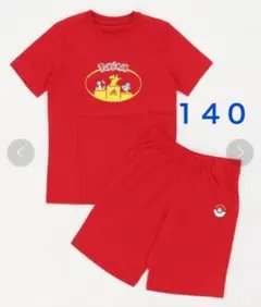 adidas アディダス　ポケモン　セットアップ　Tシャツ　ハーフパンツ　140