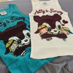Patty & jimmy ノースリーブタンクトップ 2枚セット