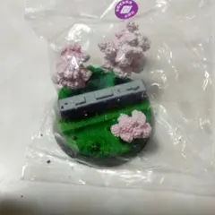 京都 嵐山 MINIATURE LANDSCAPE　桜の嵐電　フィギュア