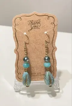 ハンドメイド　ロングピアス　3点638円　4点目から150円