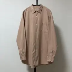 希少 美品 サイズ2 18ssコモリ　シャツ SAND PINK　限定