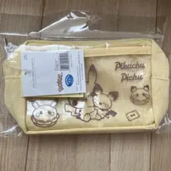 3coins ポケピース ポーチ イエロー スリコ ポケモン