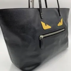 美品✨FENDI モンスター トートバッグA4可 大容量 PVCレザー