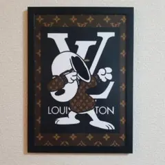 VUITTON SNOOPY アートポスター(パロディー)