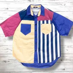 GITANO 半袖シャツ 派手デザイン L 0886
