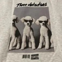 PUBLUX "Three detectnes dog"アニマルスウェット