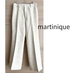martinique マルティーク　ベージュ ワイドパンツ　サイズ2