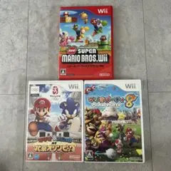 wii ソフト　マリオ　任天堂　3点セット売り