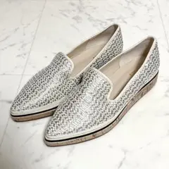 【新品】nouer メッシュ生地コルクソールシューズ パンプス 23cm