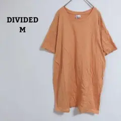 ディバイデッド　Tシャツ　綿　コットン100　半袖　薄手　ジェンダーレス　Ｍ