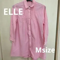 ELLE　トップス　ピンク　コットン100%
