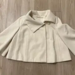 ANAYI ケープ風コート ホワイト