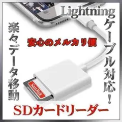 匿名配送 iPhone iPad SDカードリーダー データ 転送 ライトニング