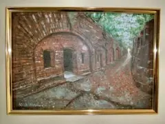 Sale【ART】石川佳図真筆(地中海)サムホール 楽天市場】油彩画 石川佳図 「地中海・1」 SM号 額入り 油絵