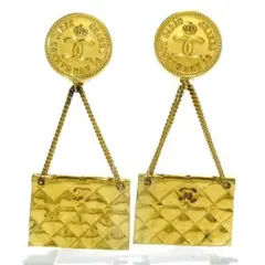 シャネル イヤリング ココマーク 金属素材