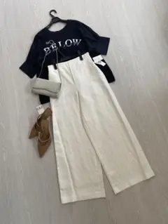 お値下げ依頼受付中♡17800円新品♡手洗いOKスコットクラブ購入ゆったりパンツ