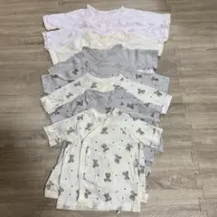 ベビー　肌着　新生児　50〜60サイズ　長着6枚＋短着2枚