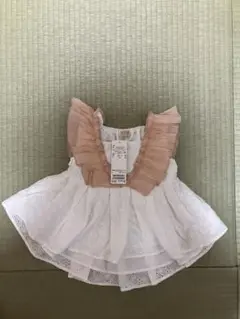 petit main フリルリボンチュニック 110cm 新品未使用タグ付き
