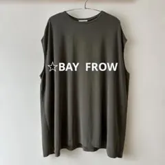 ☆BAYFLOW オリーブカットソー
