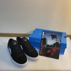 26cm LAKAI スケートシューズ ブラック/ホワイト