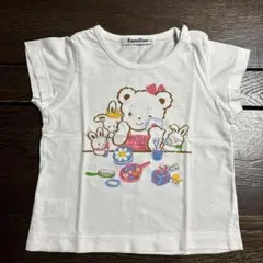 再度値下げ☀︎familiar おなはしTシャツクマとウサギのTシャツ 80