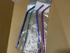 snow peak雪峰祭2022春限定 チタン製ストロー4本セット