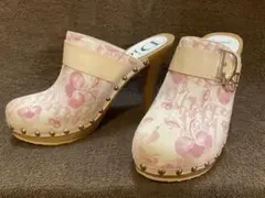 ディオール サボサンダル トロッター花柄 レトロ