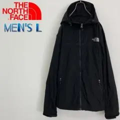 ノースフェイス ウインドブレーカー ブラック メンズL