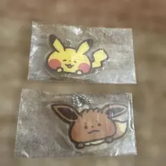 【新品未使用】ピカチュウ イーブイ アクリルキーホルダーセット カナヘイコラボ