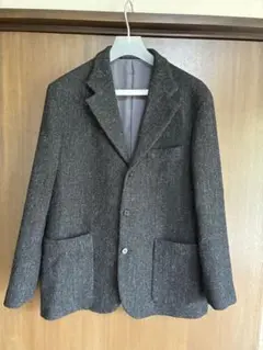 BEAMS ウール ヘリンボーン テーラードジャケット