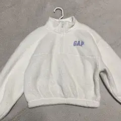 GAP モコモコハーフジップ キッズ　M