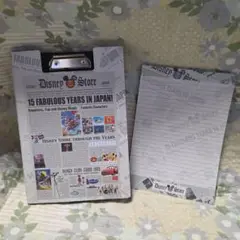 Disney Store　 15周年　バインダー&メモ