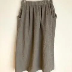 evam eva コットンウール スカート