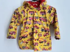 【Hatley】ハットレイ 消防車柄 レインコート 3 90〜100cm 撥水
