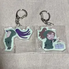 忍たま乱太郎 体験展 ミニキャラアクリルキーホルダー 仙蔵、伊作